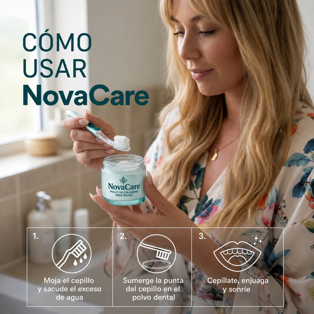 NovaCare® Polvo de Colágeno para Encías