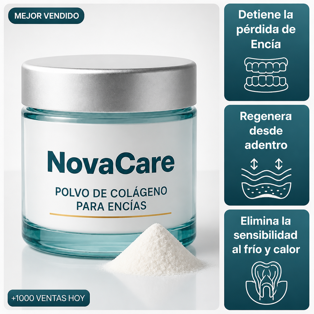 NovaCare Polvo de Colágeno para Encías